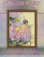 Flower fairy cross stitch - fairy,