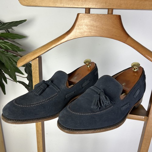 Loake suede tasseled loafers - suede,