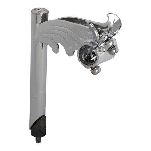 Chrome custom bicycle stem - bicycle,