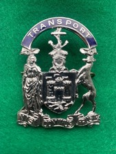 Vintage buses Edinburgh Corporation Transport Enamel Tram Bus  Cap uniform Badge