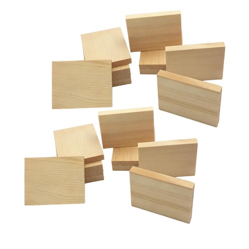 Pieces unfinished wood - pieces,