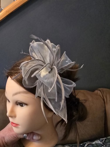 Silver grey statement large - statement,