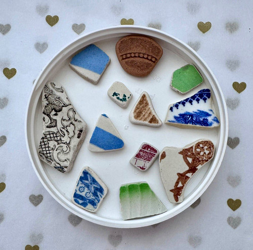 Vintage sea pottery - vintage,