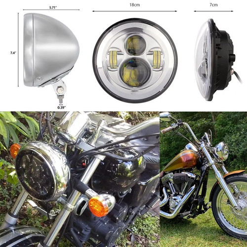 Inch led headlight drl with - inch,