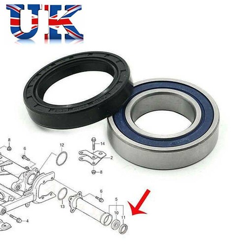 Rear axle wheel hub tube - rear,