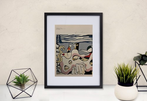 Roy lichtenstein hand signed - roy, hand-signed