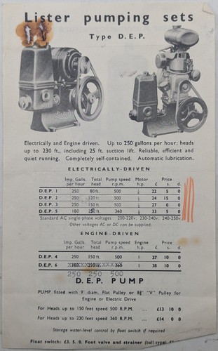 Original lister dep electrical - original,