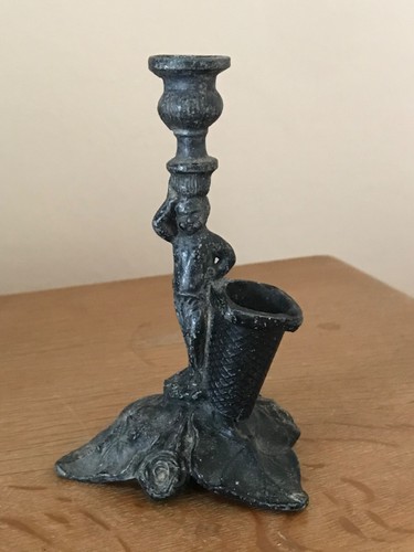 Antique candle posy holder - antique,