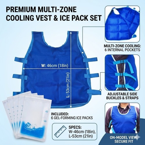 Cooling vest ice pack - cooling,