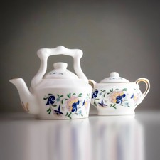 Coalport miniature teapot - miniature, &