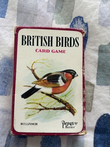 Vintage british birds card - british,