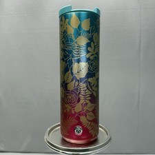 Starbucks Gold Roses Floral
