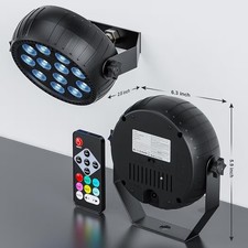 2x Rechargeable RGB 12 LED