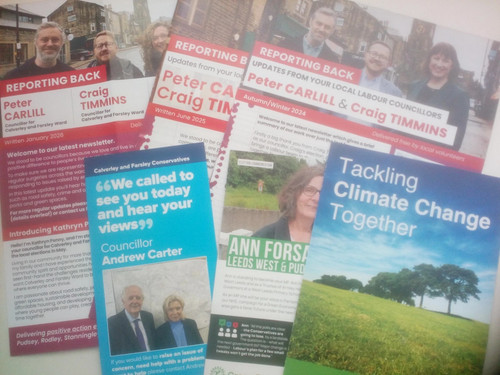 Political party leaflets - political,