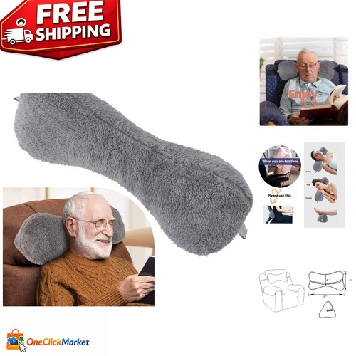Elegant grey bone neck pillow - elegant,