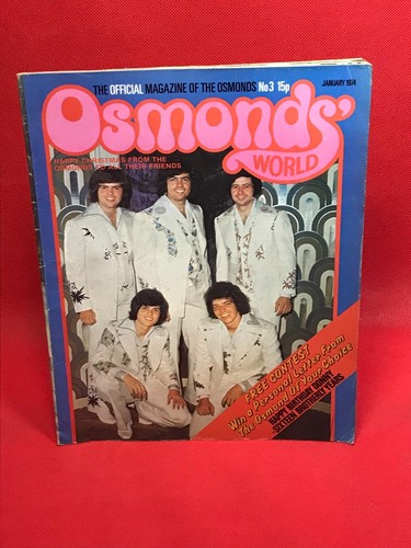 Osmonds world magazine january - osmonds,