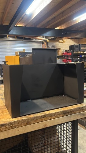 Esse 100 stove - stand, log
