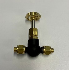 Globe valves, live steam, model engineering