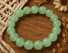 Light Green 10mm Jade Beaded