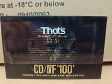 That's cassette tape CD/IVF