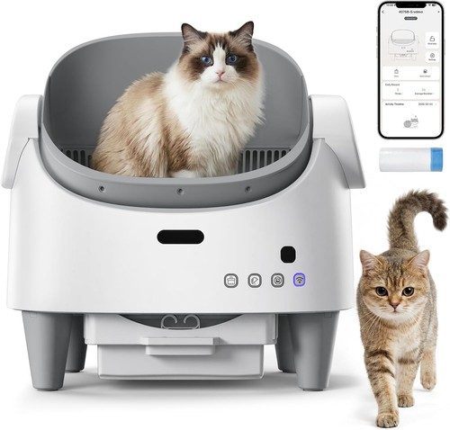 Large self cleaning cat litter - self,