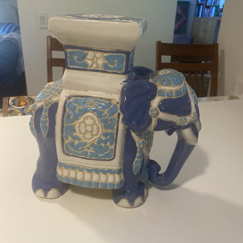 Vintage ceramic elephant - ceramic,