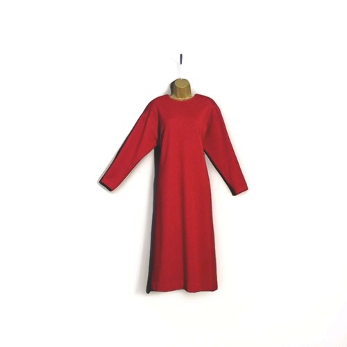 Vintage red wiggle dress - vintage, wool