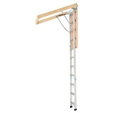 Attic Ladder 375LBS / 170KG Capacity for 7.66 to 10.25 ft Ceiling Aluminum