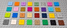 Lego 87580 Plate Tiles Central Stud 2x2 Select Colour Pack of 50.