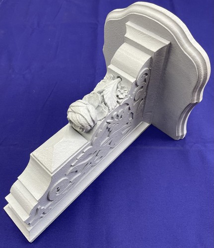 Wall shelf wood carved - wall,