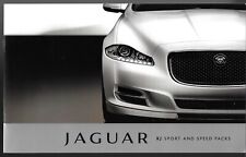 Jaguar XJ Sport Packs & Speed Pack 2011-2012 UK Market Sales Brochure X351