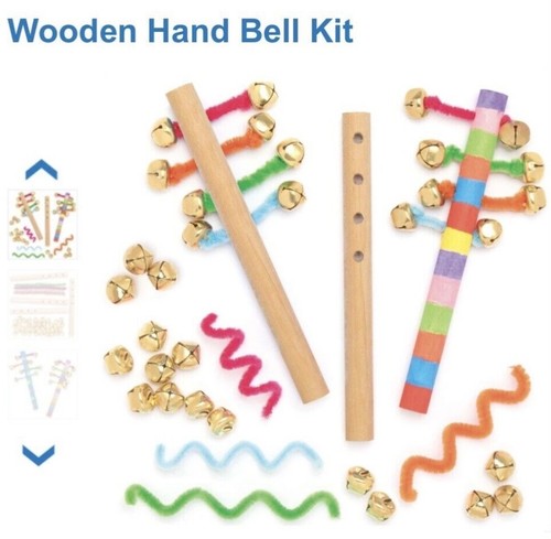 Wooden hand bell kit - hand,
