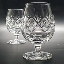 Webb Corbett Vintage 60s Cut Crystal Mini Brandy Glass Snifters 130ml Georgian