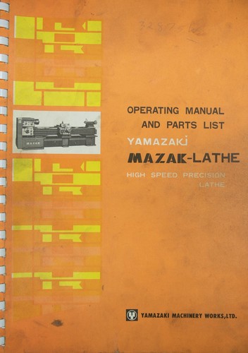 Mazak yamazaki 21 and - yamazaki, 21"