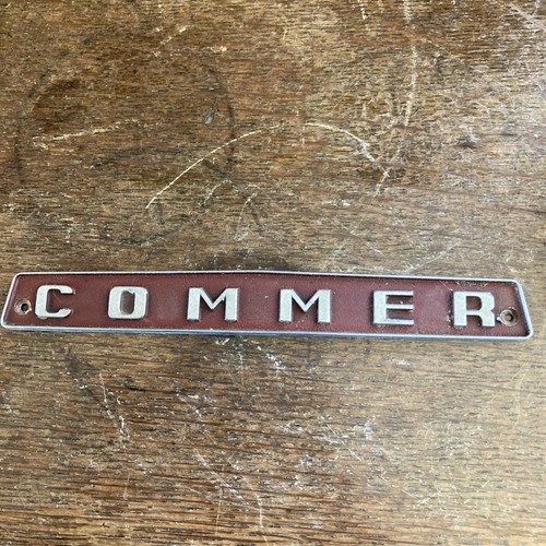 Original commer van badge - commer,