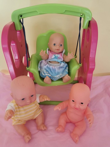 Dolls swing with - with,