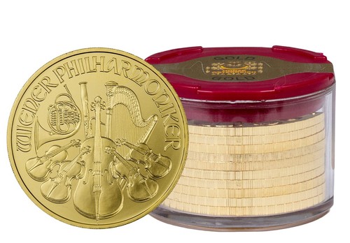 Empty official gold - empty, vienna