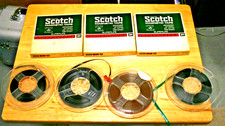 Seven reels recording tape - seven, of
