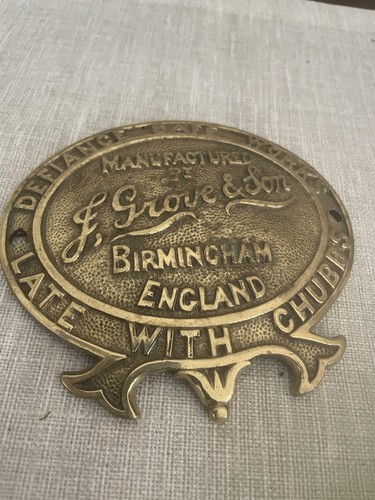 Grove and son solid brass - son,