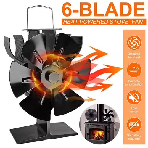 Blades wood stove - stove, fan