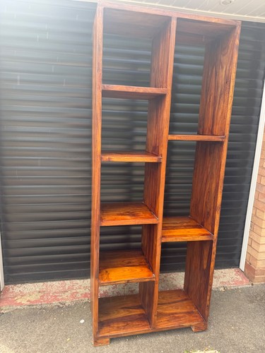 Solid sheesham tall - tall, shelf