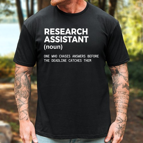Research assistant shirt - assistant, t