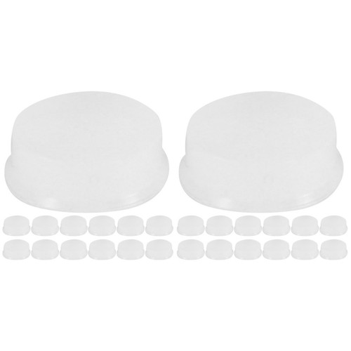 48pcs transparent silicone - 48pcs,
