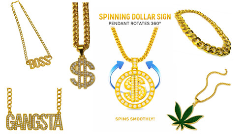 Gold hip hop - hip, chain