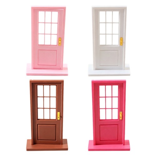 Doll house door figure with - doll,