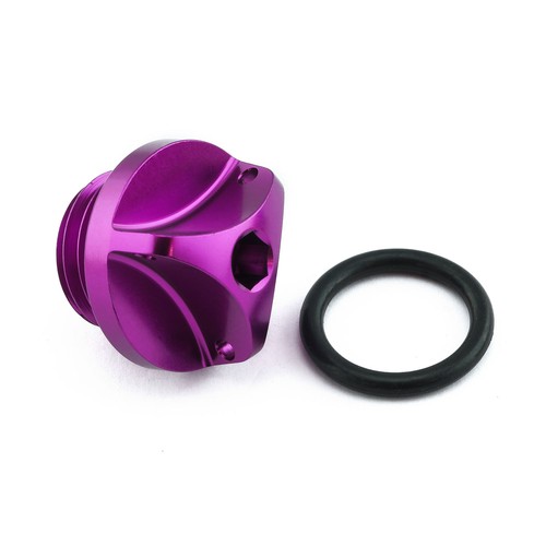 Aluminium oil filler cap - aluminium,