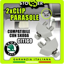 2x clip hooks fins sun visor