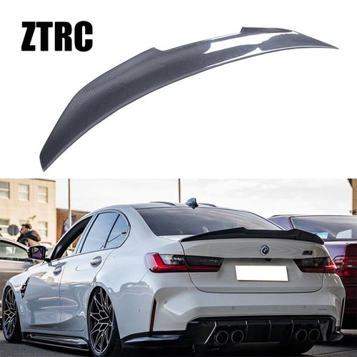Carbon fiber trunk wing - carbon,