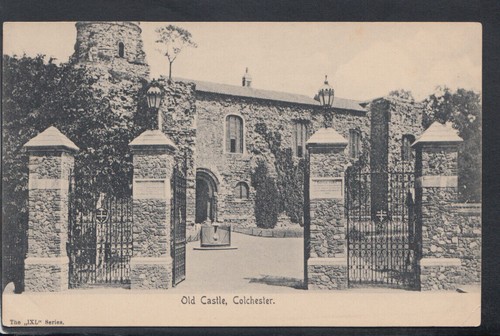 Essex postcard old castle - essex,