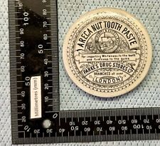 Rare 1890’s Pictorial Victorian Areca Tooth Paste Pot Lid (J901)